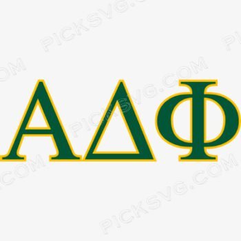 Alpha Delta Phi Greek Letter Svg Free