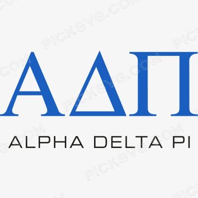 Alpha Delta Pi Letter Svg - Download SVG Files for Cricut, Silhouette ...