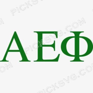 Alpha Epsilon Phi Letter Logo