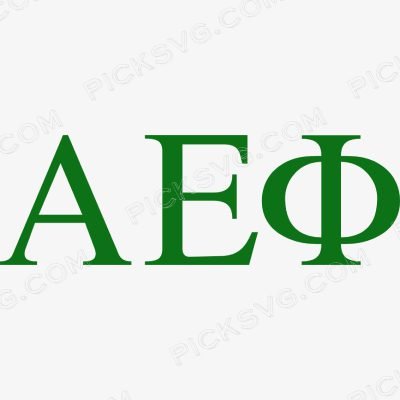 Alpha Epsilon Phi Letter Logo