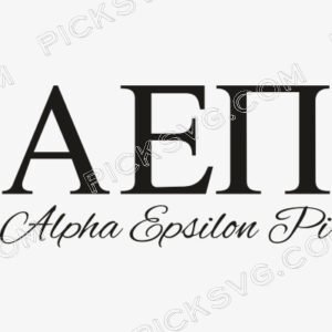 Alpha Epsilon Pi Letter Svg