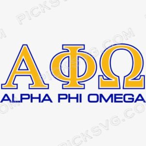 Alpha Phi Omega Letter Logo