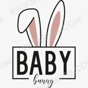 Baby Bunny Svg img