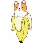 Banana Corgi Funny Animal Svg - Animal Svg