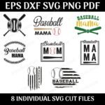 Baseball Mama SVG — versatile design SVG cut file for Cricut, Silhouette, Brother ScanNCut and DIY crafting