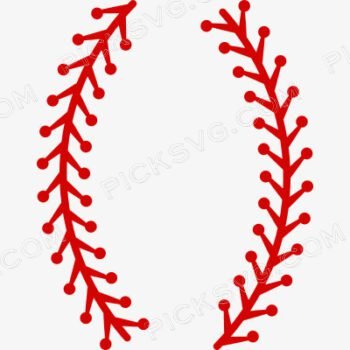 Baseball Stitches Svg Free