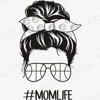 Basketball MomLife Black