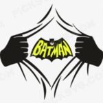Batman Hand Logo Svg - Cartoon Characters Svg