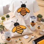 Bee Flying Svg