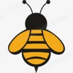 Bee Flying Svg - Cartoon Characters Svg