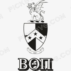 Beta Theta Pi logo crest Black