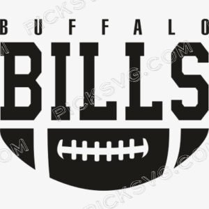 Buffalo Bills Ball Black svg
