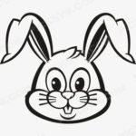 Bunny Rabbit Svg - Cartoon Characters Svg