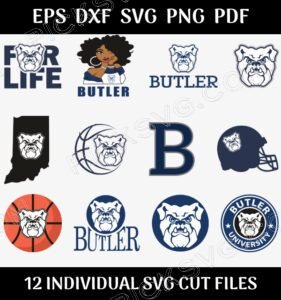 Butler Bulldogs Bundle Svg