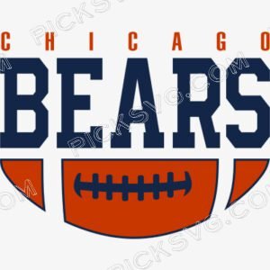 Chicago Bears Ball Svg