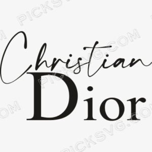 Christian Dior Letter Svg