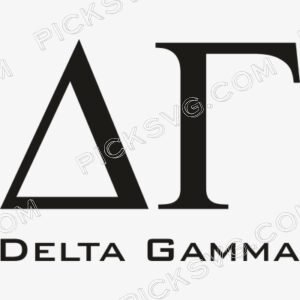 Delta Gamma Letter Logo
