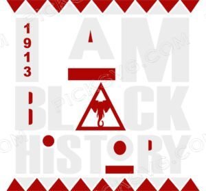 Delta I am Black History Svg - Fraternity Sorority
