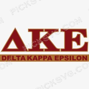 Delta Kappa Epsilon Greek Letter Logo