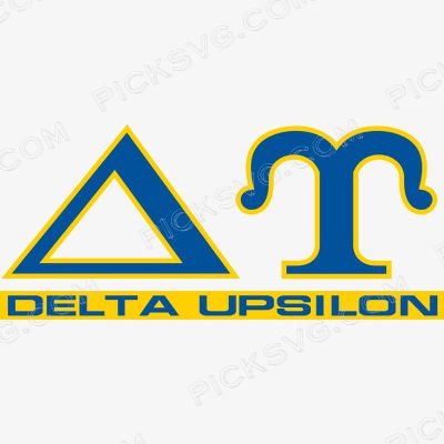 Delta Upsilon Letter Logo