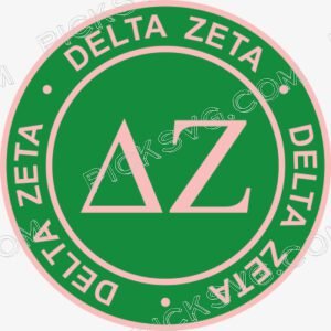 Delta Zeta Circle Logo