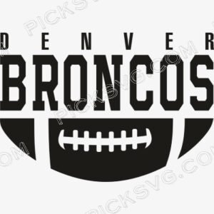 Denver Broncos Ball Black 1