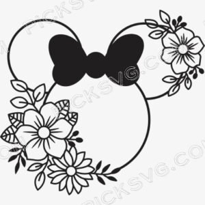 Disney Minnie floral 1