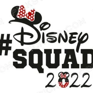 Disney Squad Minnie 2022 Svg