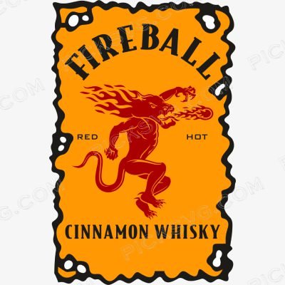 Fireball Cinnamon Whisky Vector file