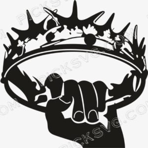 Game Of Thrones Crown Black Hand Hold Crown