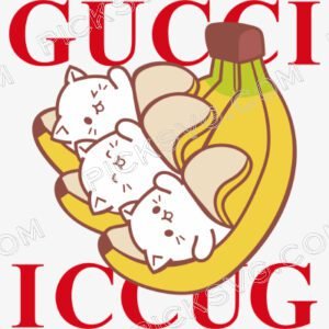 Gucci Banana Three Cartoon logo