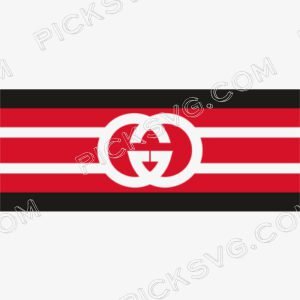 Gucci Band Red Svg