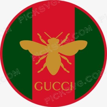 Gucci Bee Circle Svg - Download Free SVG Cut Files