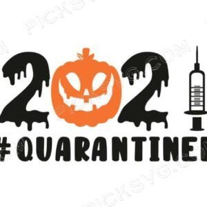 Halloween Quarantined 2021 Svg
