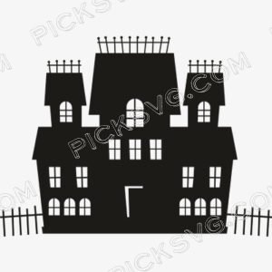 Haunted House Black 1