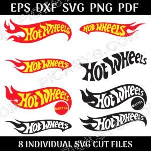 Hot Wheels Logo Bundle Svg