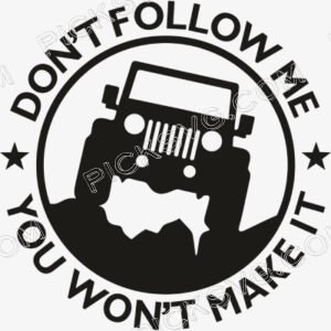 Jeep don t follow me