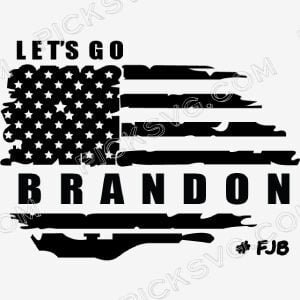 Lets Go Brandon Us Flag Svg 4