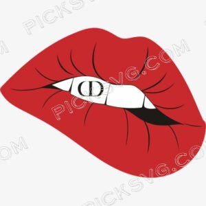 Lips Dior Svg