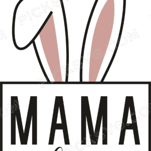 Mama Bunny Svg