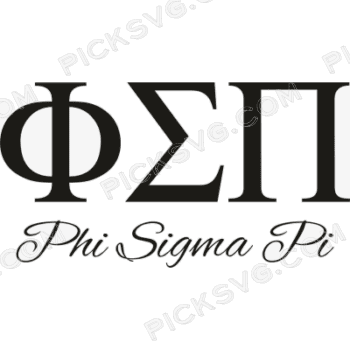 Phi Sigma Pi Letter Svg - Download Free SVG Cut Files