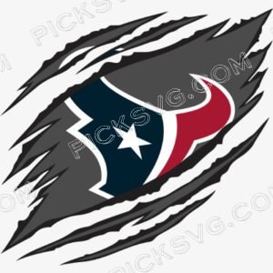 Ripped Houston Texans logo