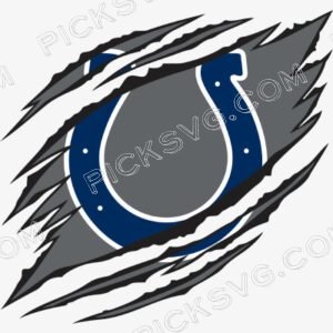 Ripped Indianapolis Colts logo