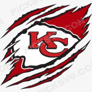 Ripped Kansas City Chiefs logo