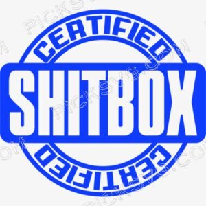 Shitbox Certified Circle Blue