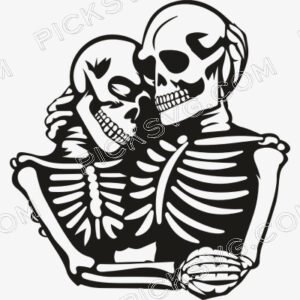 Skeleton Couple Skull Soulmates
