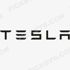 Tesla Letter Black