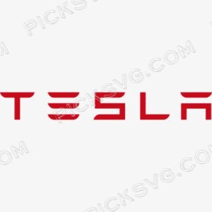 Tesla Letter Red