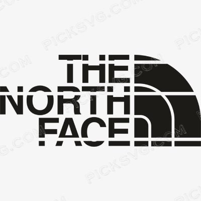The North Face Cut Line Svg - Download SVG Files for Cricut, Silhouette ...