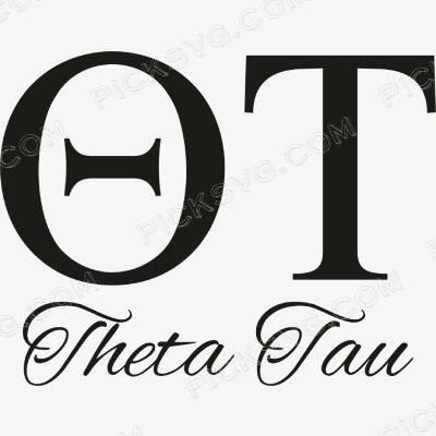 Theta Tau Letter Black Theta Tau Letter Black